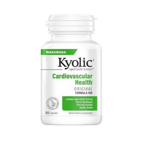 Kyolic, Aged Garlic Extract Cardiovascular Health Original Formula 100, 100 Count Kyolic