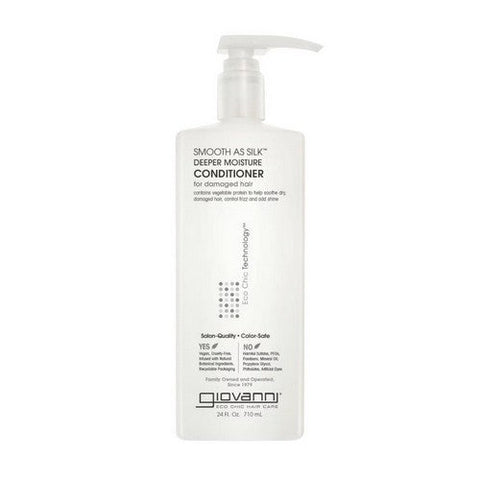 Giovanni Cosmetics, Smooth As Silk Deeper Moisture Conditioner, 24 Oz