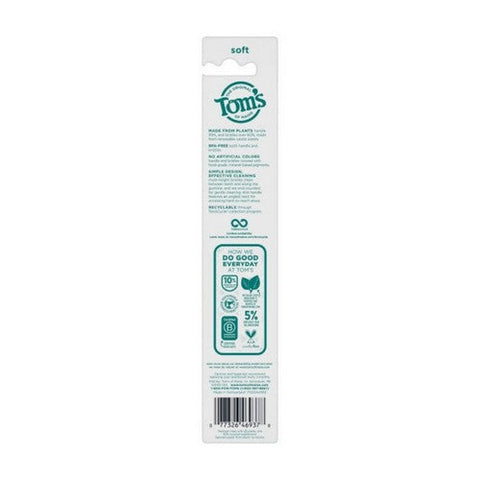 Tom's Of Maine, Naturally Clean Soft Toothbrush Twin Pack, 2 Count Tom's Of Maine