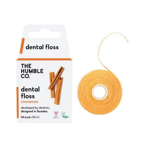 The Humble Co, Dental Floss Cinnamon, 54.6 Yards The Humble Co