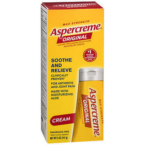  Max Strength Original Pain Relief Cream 5 Oz by Aspercreme