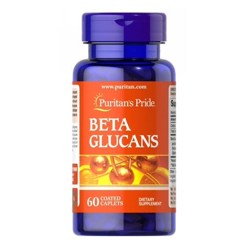 Puritan's Pride, Beta Glucans, 200 mg, 60 Caplets Puritan's Pride