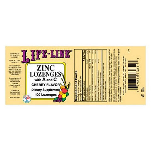 Nature's Blend, Zinc With Vitamin A And C & Bee Propolis Cherry Flavor, 100 Lozenges Nature's Blend