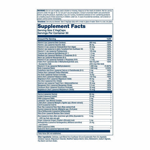 Solaray, Women's Liposomal Multivitamin, 60 Count Solaray