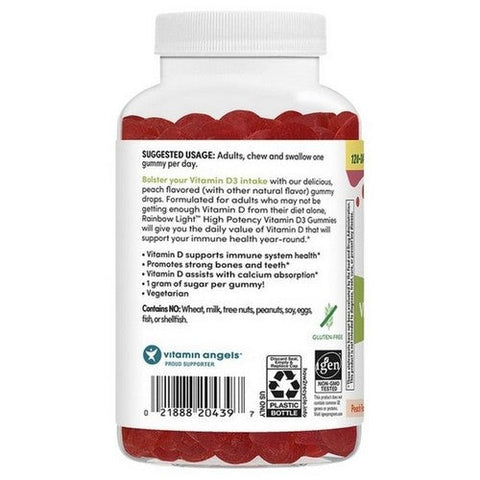 Rainbow Light, Vitamin D3 2000 IU, 2000 IU, 120 Count Rainbow Light