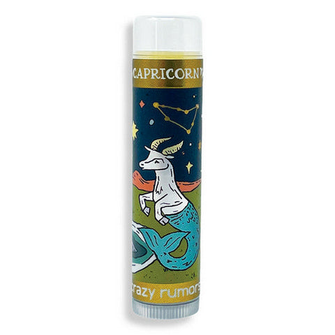 Crazy Rumors, Crazy Rumors Capricorn Earth Blend Lip Balm With Vanilla Rose Plum, 0.15 Oz Crazy Rumors