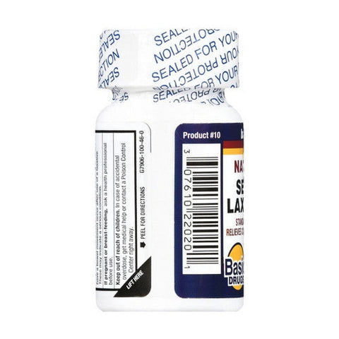 Basic Drugs, Senna Laxative, 100 Tabs Basic Drugs
