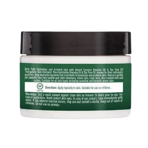 Desert Essence, Manuka & Tea Tree Oil Therapeutic Skin Ointment, 1 Oz Desert Essence