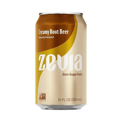 Zevia, Creamy Root Beer Zero Calorie Soda, 72 Oz (Case Of 4) Zevia