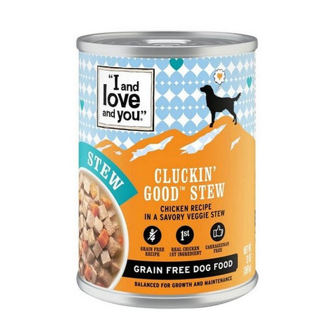 Cluckin Good Stew Wet Dog Food 13 Oz(Case Of 12) by I And Love And You