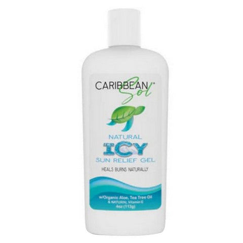 Caribbean Solutions, Icy Sun Relief Gel, 4 Oz Caribbean Solutions