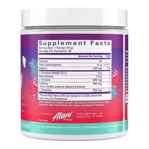 Alani Nu, Pre Workout Hawaiian Shaved Ice, 10.2 Oz Alani Nu