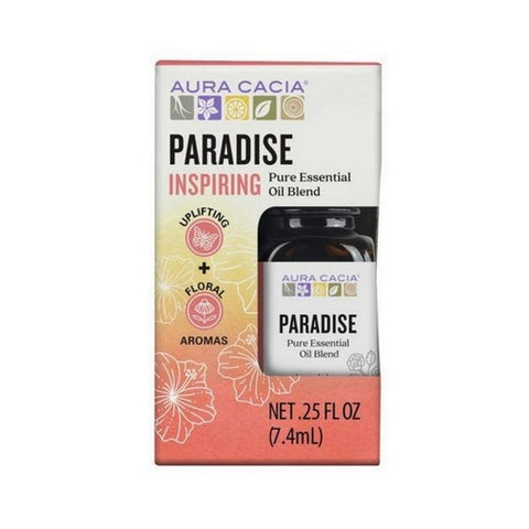 Aura Cacia, Paradise Essential Oil Blend Boxed, 0.25 Oz Aura Cacia