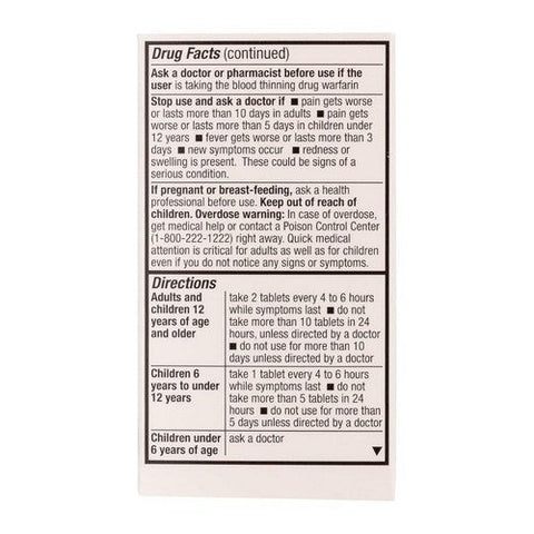 Health A2Z, Regular Strength Pain Relief, 325 Mg, 30 Count Health A2Z
