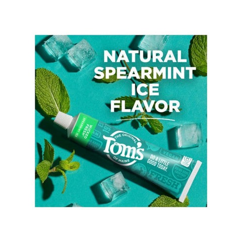 Tom's Of Maine, Wicked Fresh Spearmint Ice Fluoride Natural Toothpaste, 4 Oz (Case Of 6) Tom's Of Maine