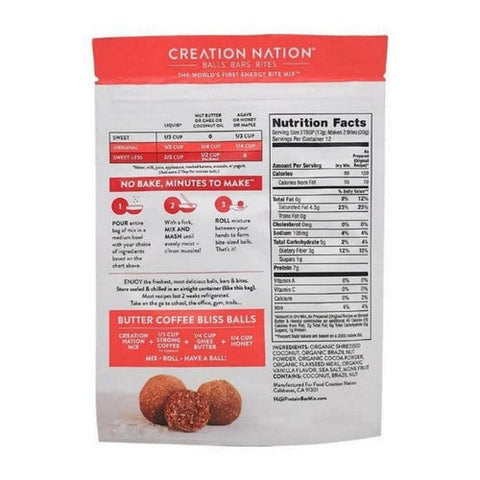 Creation Nation, Cocoa For Coconuts Paleo Energy Bite Mix, 7.1 Oz (Case Of 6) Creation Nation