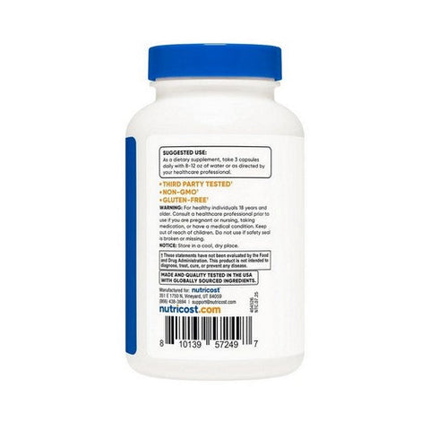 Nutricost, Testosterone Complex Capsules, 1800 Mg, 90 Count Nutricost