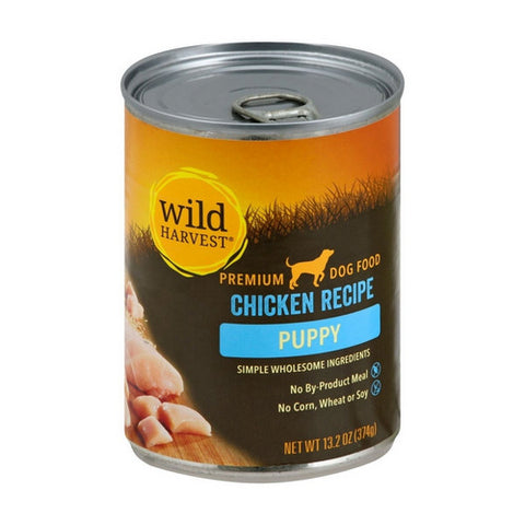Dog Food Puppy Chicken Recipe 13.2 Oz (Case Of 12) by Wild Harvest