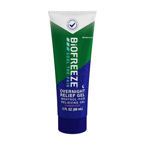 Biofreeze, Menthol-Pain Relieving Overnight Relief Gel Lavender, 3 Oz Biofreeze