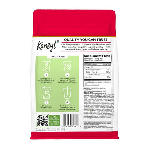 Konsyl, Daily Psyllium Fiber Powder, 12.7 Oz Konsyl