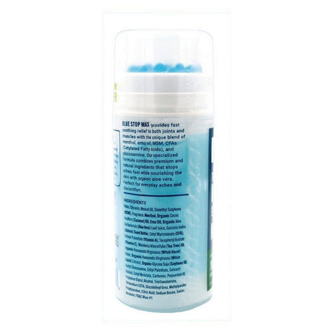 Blue Stop Max, Triple Action Joints Muscles Relief, 3.4 Oz Blue Stop Max