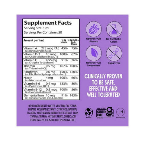 NovaFerrum, Multivitamin With Iron For Infants, 50 Ml
