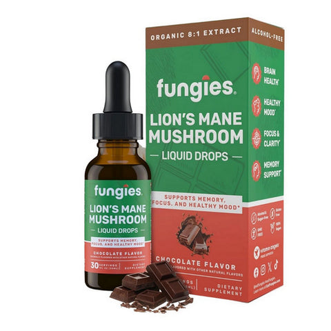 Fungies, Lions Mane Mushroom Tincture Chocolate, 30 Ml