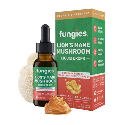 Fungies, Lions Mane Mushroom Tincture Peanut Butter, 30 Ml