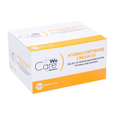 Dynarex, Hydrocortisone Cream 1%, 144 Packets