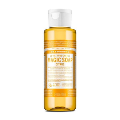 18-In-1 Pure Castile Magic Soap Citrus 3.4 Oz by Dr.Bronner's