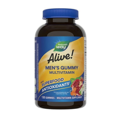 Alive! Men’s Gummy Multivitamin 130 Count by Nature's Way