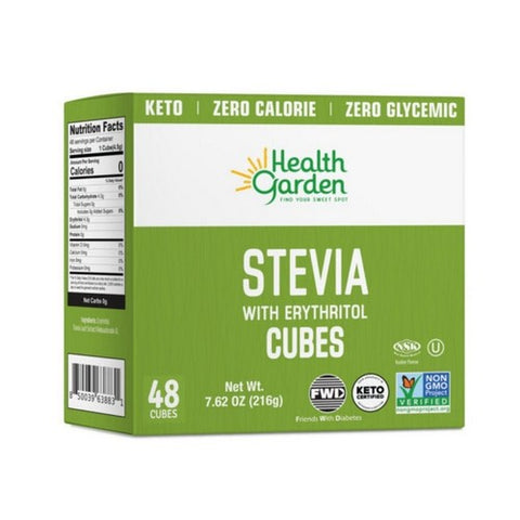 Stevia Erythritol Cubes 48 Count by Health Garden