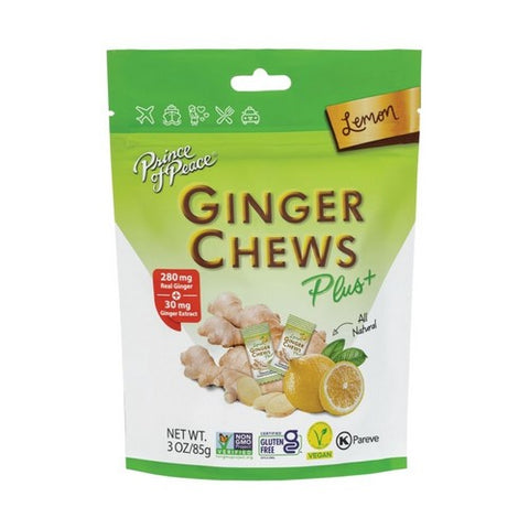 Ginger Chew Plus Lemon 3 Oz by Prince Of Peace