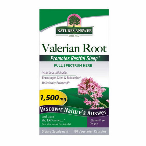 Nature's Answer, Valerian Root, 180 Caps Nature's Answer