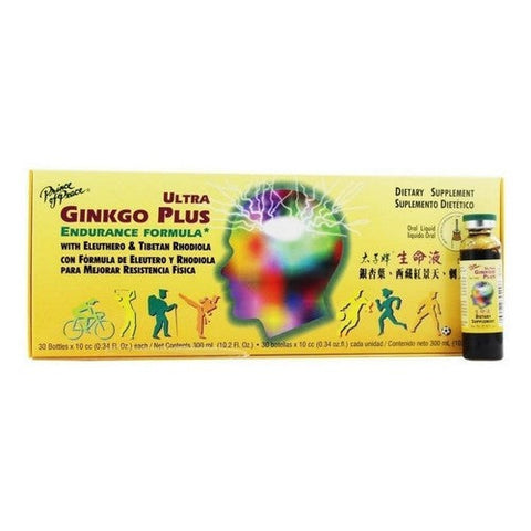 Prince Of Peace, Ultra Ginkgo Plus Endurance Formula, 30 Bottles Prince Of Peace