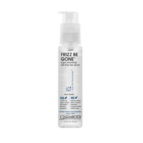 Giovanni Cosmetics, Frizz Be Gone Super Smoothing Anti-Frizz Hair Serum, 2.75 Oz
