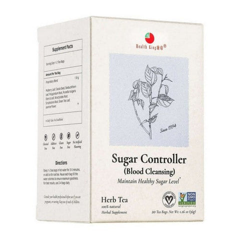 Health King, Sugar Controller Blood Cleansing Herb Tea, 20 Bags Health King