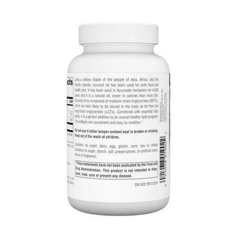 Source Naturals, Extra Virgin Coconut Oil, 60 Softgels Source Naturals