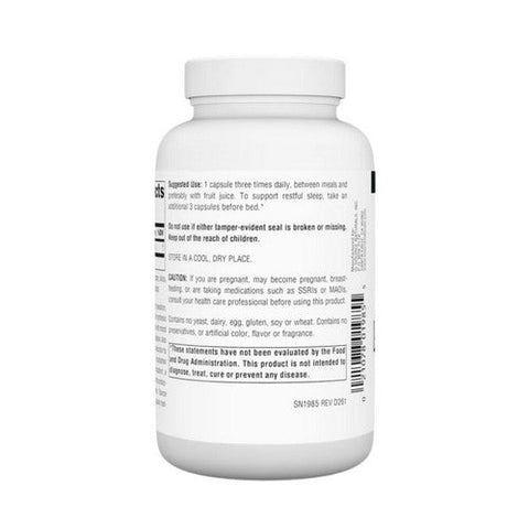 Source Naturals, L-Tryptophan, 500 MG, 120 Caps Source Naturals