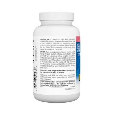 Source Naturals, Diet Chitosan, 500 mg, 120 Tabs Source Naturals