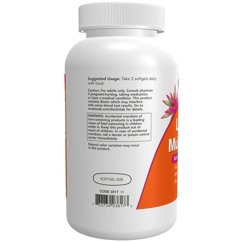 Now Foods, Liquid Multi Gels, 180 Softgels Now Foods
