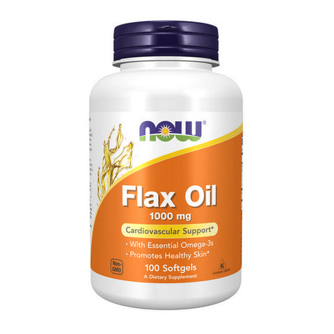 Organic Flax Oil 100 Sgels by Now Foods