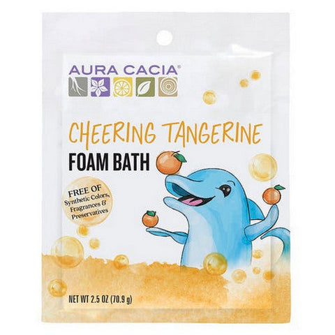 Aura Cacia, Kids Foam Bath Cheering Tangerine, 2.5 Oz Aura Cacia