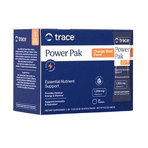 Trace Minerals, Electrolyte Stamina Power Pak Orange Blast, 30 Packets Trace Minerals