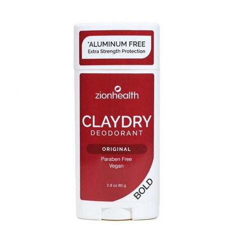 Zion Health, Claydry Bold Deodorant Sandalwood, 3 Oz Zion Health