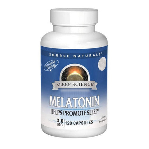 Source Naturals, Timed Release Melatonin, 3 Mg, 120 caps Source Naturals