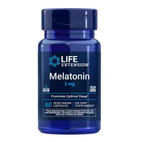 Life Extension, Melatonin, 3 Mg, 60 Veg Caps Life Extension