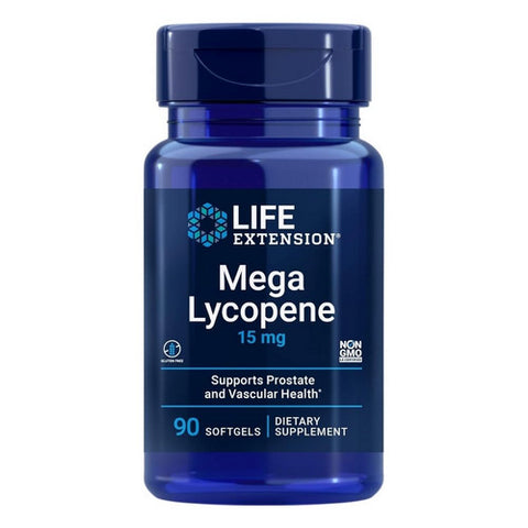 Life Extension, Mega Lycopene Extract, 15 mg, 90 sgels Life Extension