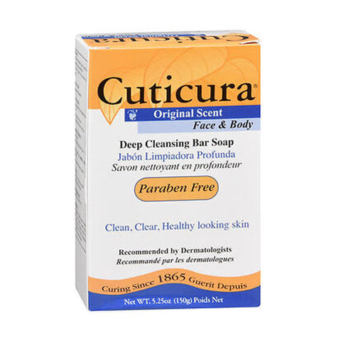 Cuticura, Face And Body Antibacterial Medicated Soap Bar Original, 5.25 Oz Cuticura