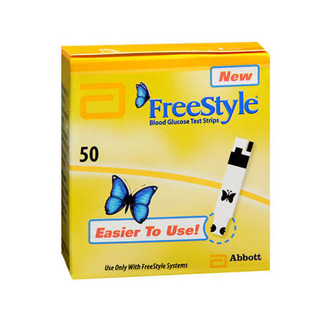Freestyle, Blood Glucose Test Strips, 50 Count Freestyle